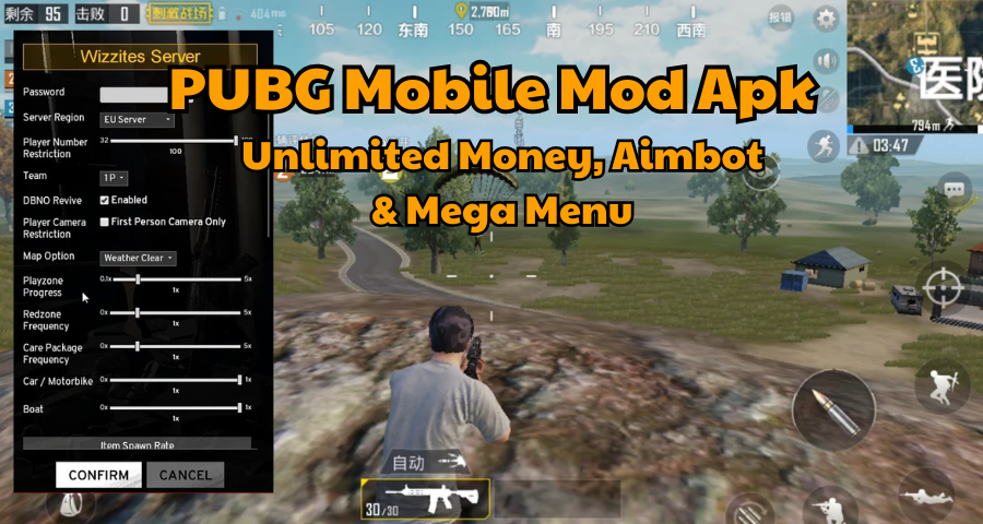 Download PUBG Mobile APK (Unlimited Money, Aimbot & Mega Menu)